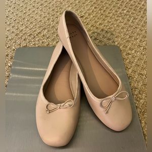 Target Beige Ballet Flats with Bow